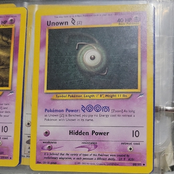Pokemon Card Unown - Picture 1 of 1